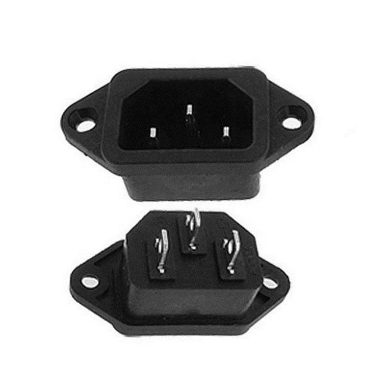 IEC 320 C14 Panel Mount Plug Adapter Connector Socket
