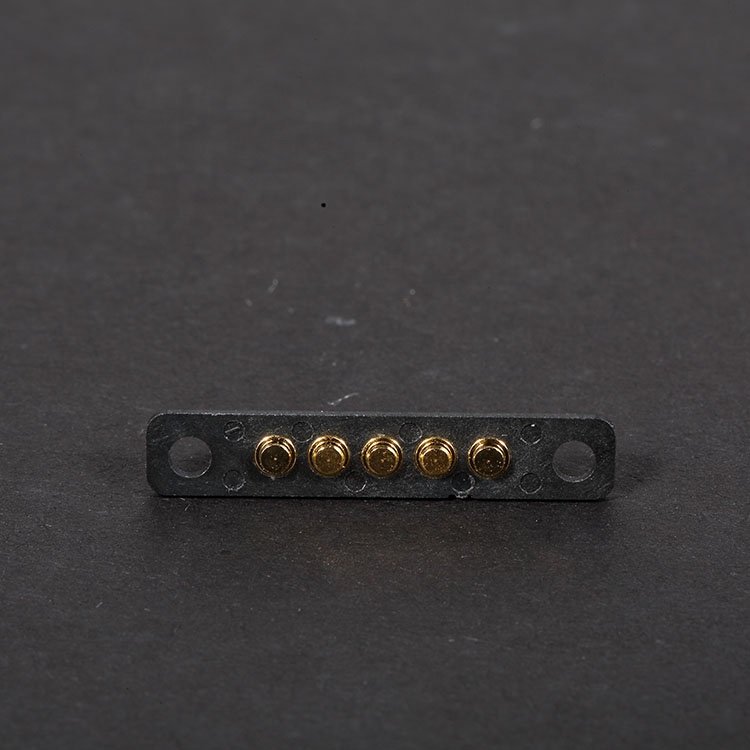 5 pin female and male 2.54mm pitch spring loaded Pogo pin connector set