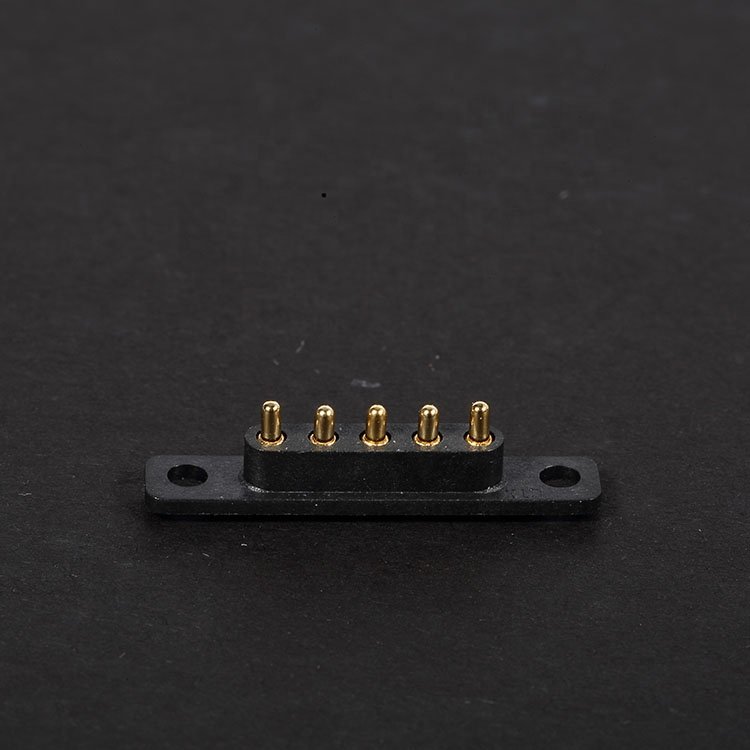 5 pin female and male 2.54mm pitch spring loaded Pogo pin connector set
