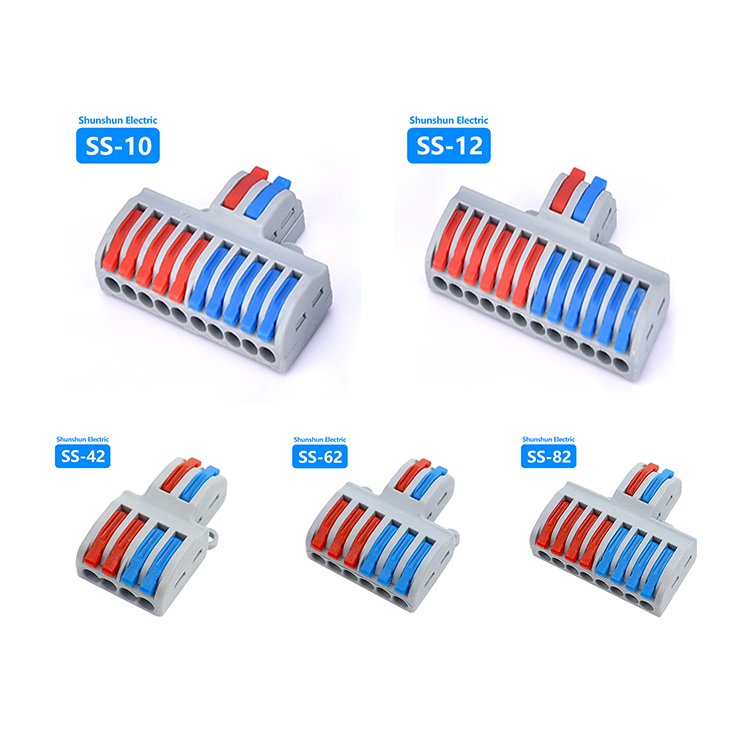 1 in 3 out Quick Wire Connector 12AWG ~ 28AWG Push-in electrical wiring Model F13AO