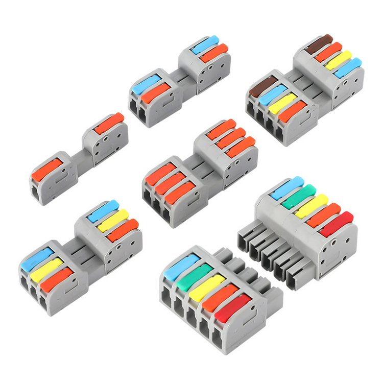 1 in 3 out Quick Wire Connector 12AWG ~ 28AWG Push-in electrical wiring Model F13AO