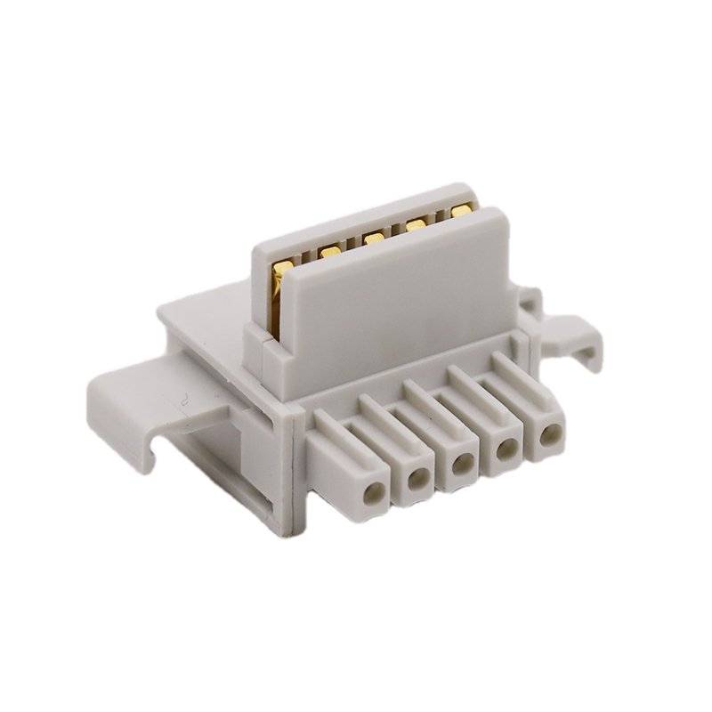 TBUS Connector 5 POSITION 3.81MM DIN RAIL connector For Din Rail Enclosure Plastic box