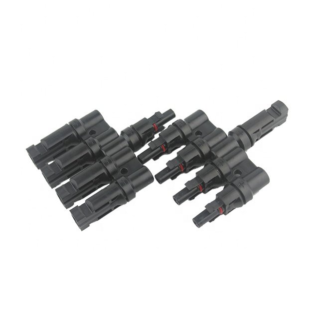 PV Wire Splitter Adapter Male Female Y Branch Solar Panel Connector Cable