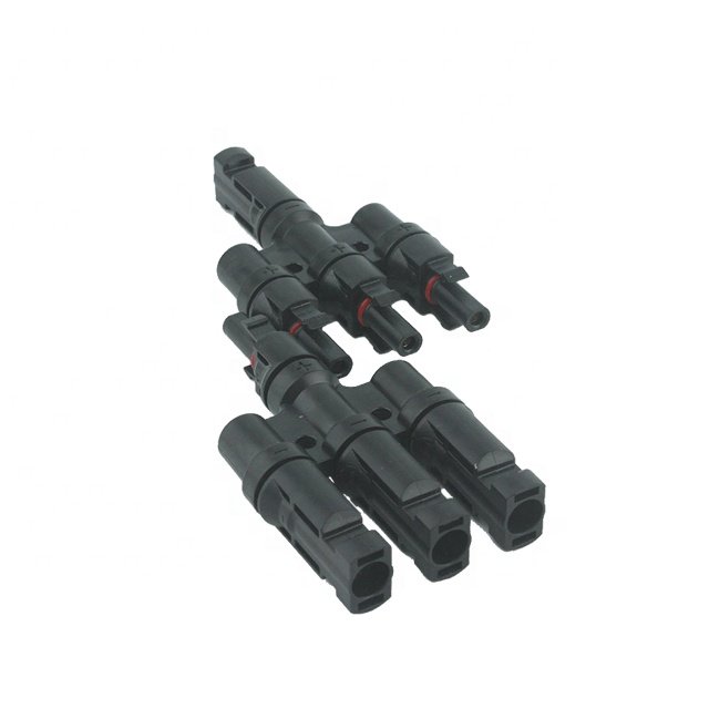 PV Wire Splitter Adapter Male Female Y Branch Solar Panel Connector Cable