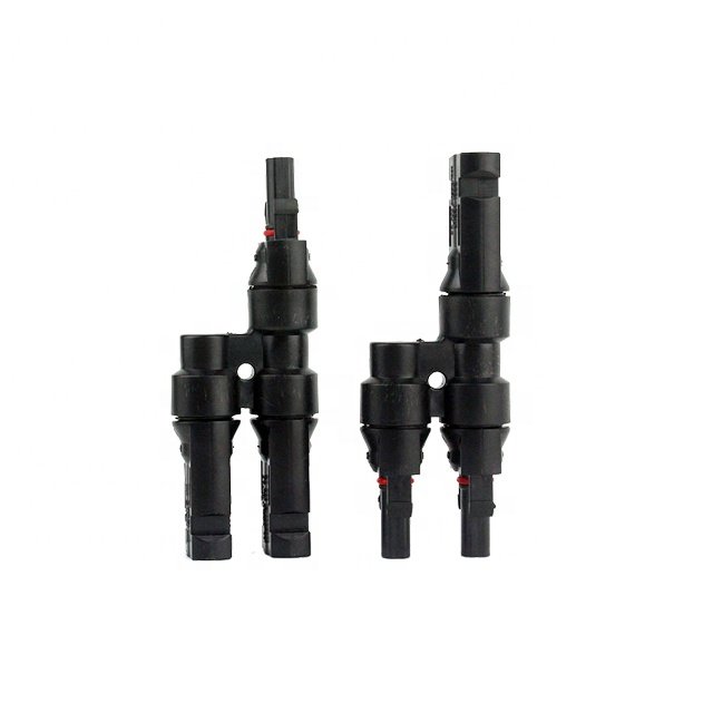 PV Wire Splitter Adapter Male Female Y Branch Solar Panel Connector Cable