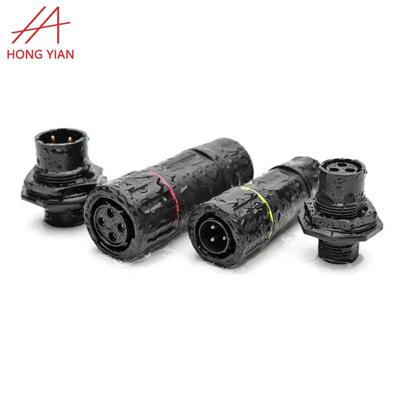 Factory Automotive IP68 Male Female Connector Aviation Plugs Fast M12 M16 Custom Pins Assembled Outside Waterproof Connector