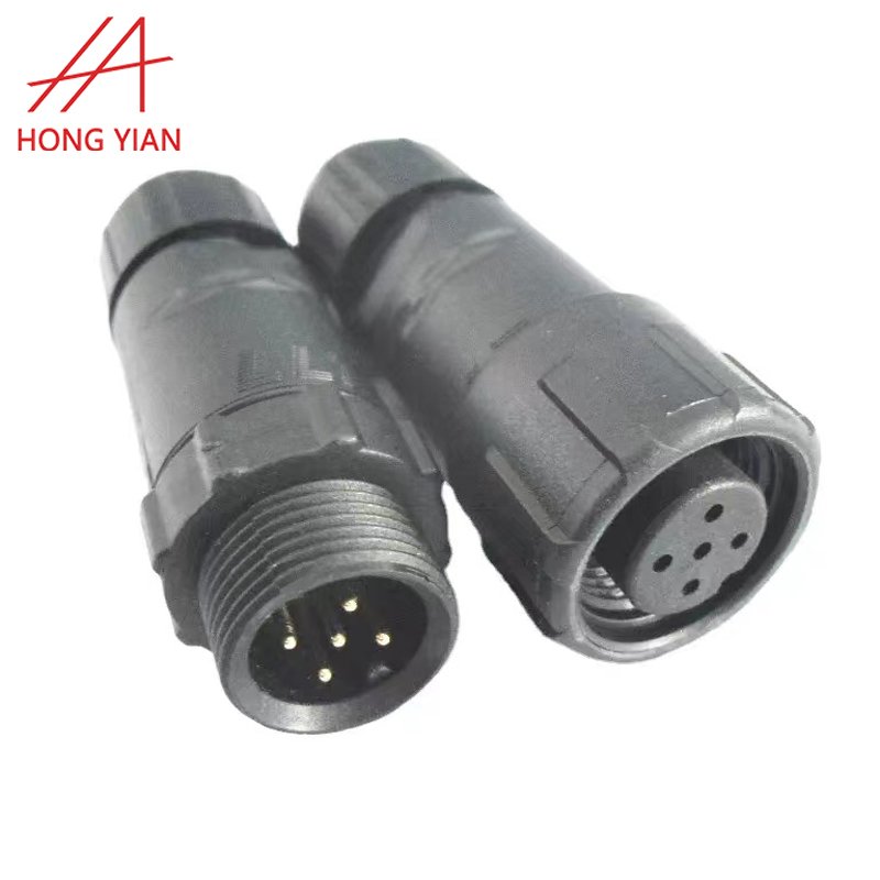 Factory Automotive IP68 Male Female Connector Aviation Plugs Fast M12 M16 Custom Pins Assembled Outside Waterproof Connector
