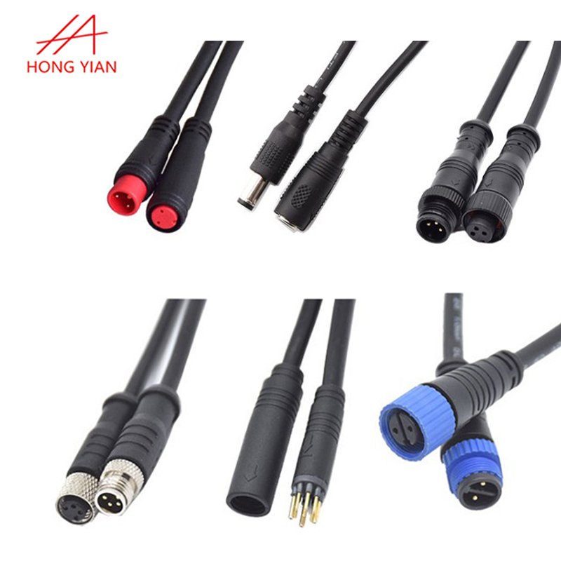 Factory Automotive IP68 Male Female Connector Aviation Plugs Fast M12 M16 Custom Pins Assembled Outside Waterproof Connector