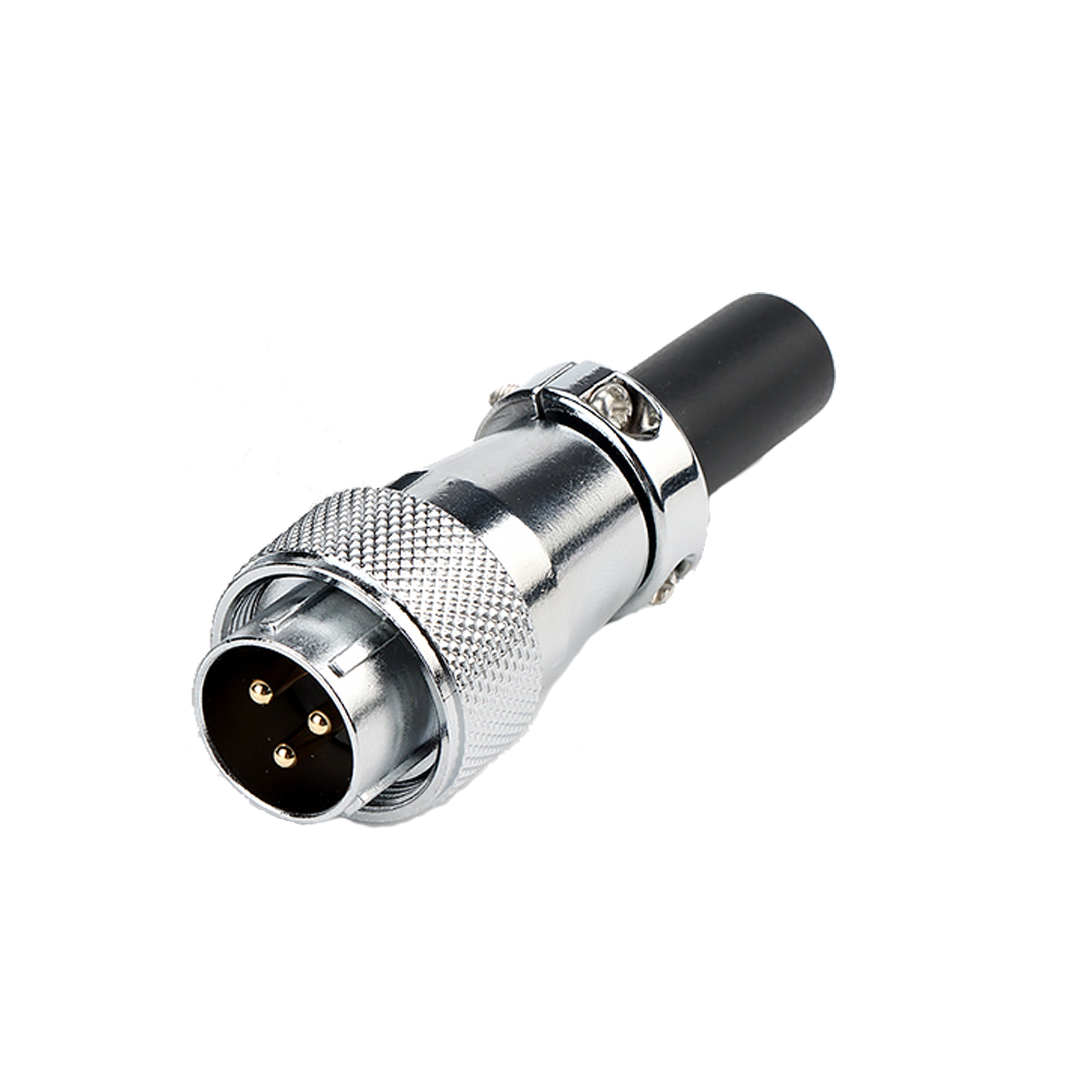 WS20 3pin 2/3/4/5/6pin connector brass with gold plating male cable connector aviation plug for automation equipment