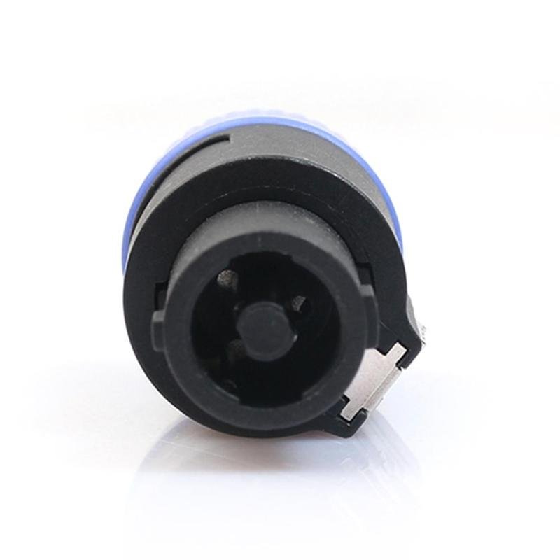 Custom Chassis Plug Panel Connector 4pins power male plug for led speakon speaker xlr male connector