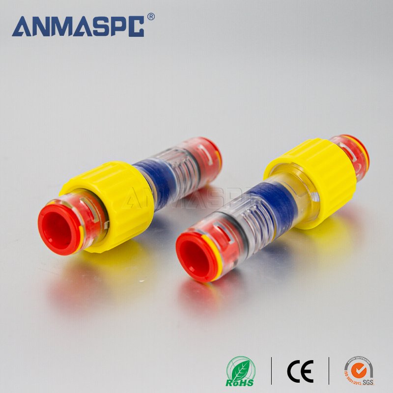 Factory Supply OULU Microduct Connector Fiber Optic Hose Tubes connection Gas/Water Block Gas Block Connector Microduct