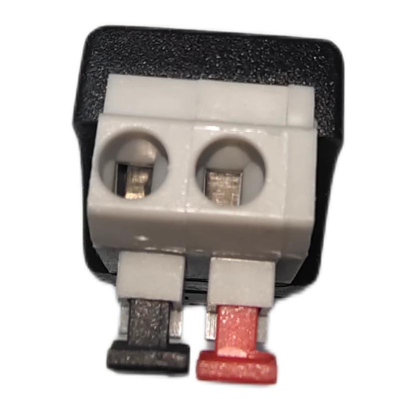 High Quality No Screw Plug Adapter Cable CCTV 12V Male Power DC Connector with Jack Female 10A 2 Pin PVC Plastic Zoswodzsx