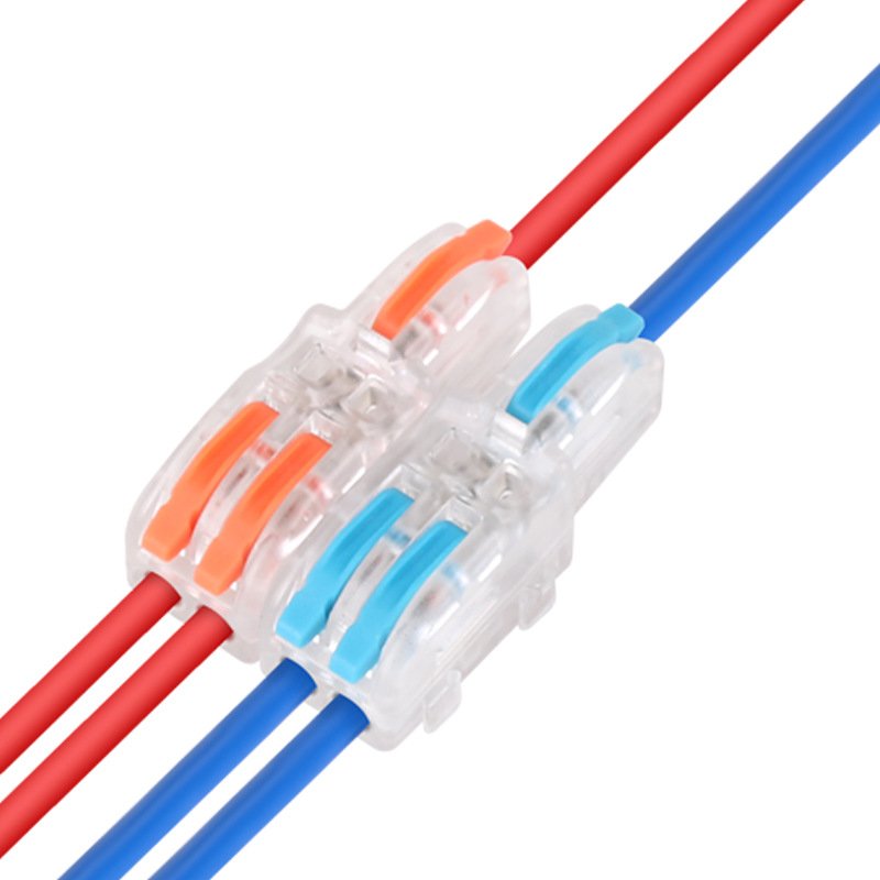 transparent Branching type Quick Wire Cable Connectors Universal Compact Conductor Wiring Push-in Splitter Terminal Block