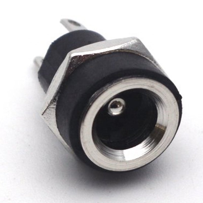 5.5x2.1mm 2 Pin DC Jack Power Female Panel Mount Socket Connector