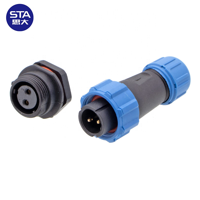 Weipu Threaded Plastic Waterproof Circular Connector Male Plug Female Socket Cable Connector Weipu SP1310 SP1311 SP1312 SP1313