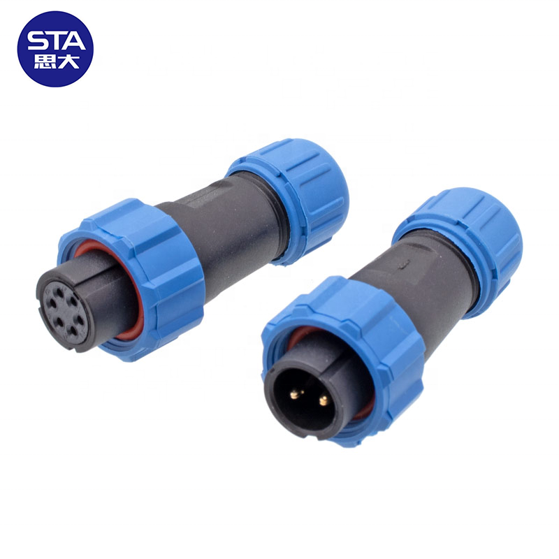 Weipu Threaded Plastic Waterproof Circular Connector Male Plug Female Socket Cable Connector Weipu SP1310 SP1311 SP1312 SP1313