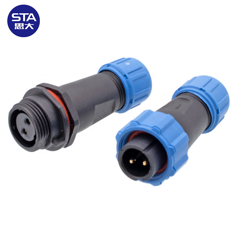 Weipu Threaded Plastic Waterproof Circular Connector Male Plug Female Socket Cable Connector Weipu SP1310 SP1311 SP1312 SP1313