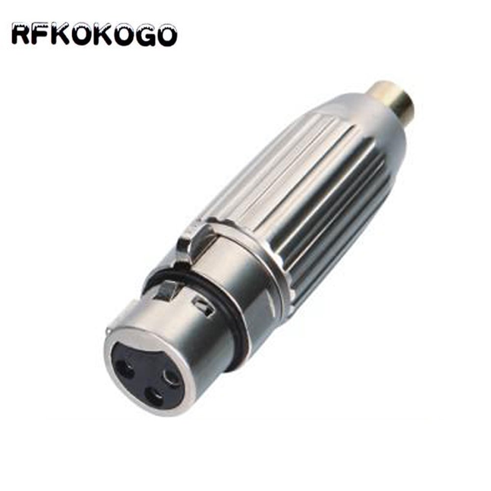 XLR Male/Female To RCA Female Audio Adapter Connector For Microphone Speaker