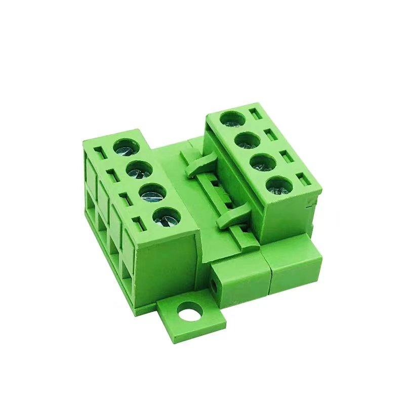 Manufactory 24 12awg Green Pluggable Terminal Connector M3.0.5n.M Plug In Pcb Terminal Blocks