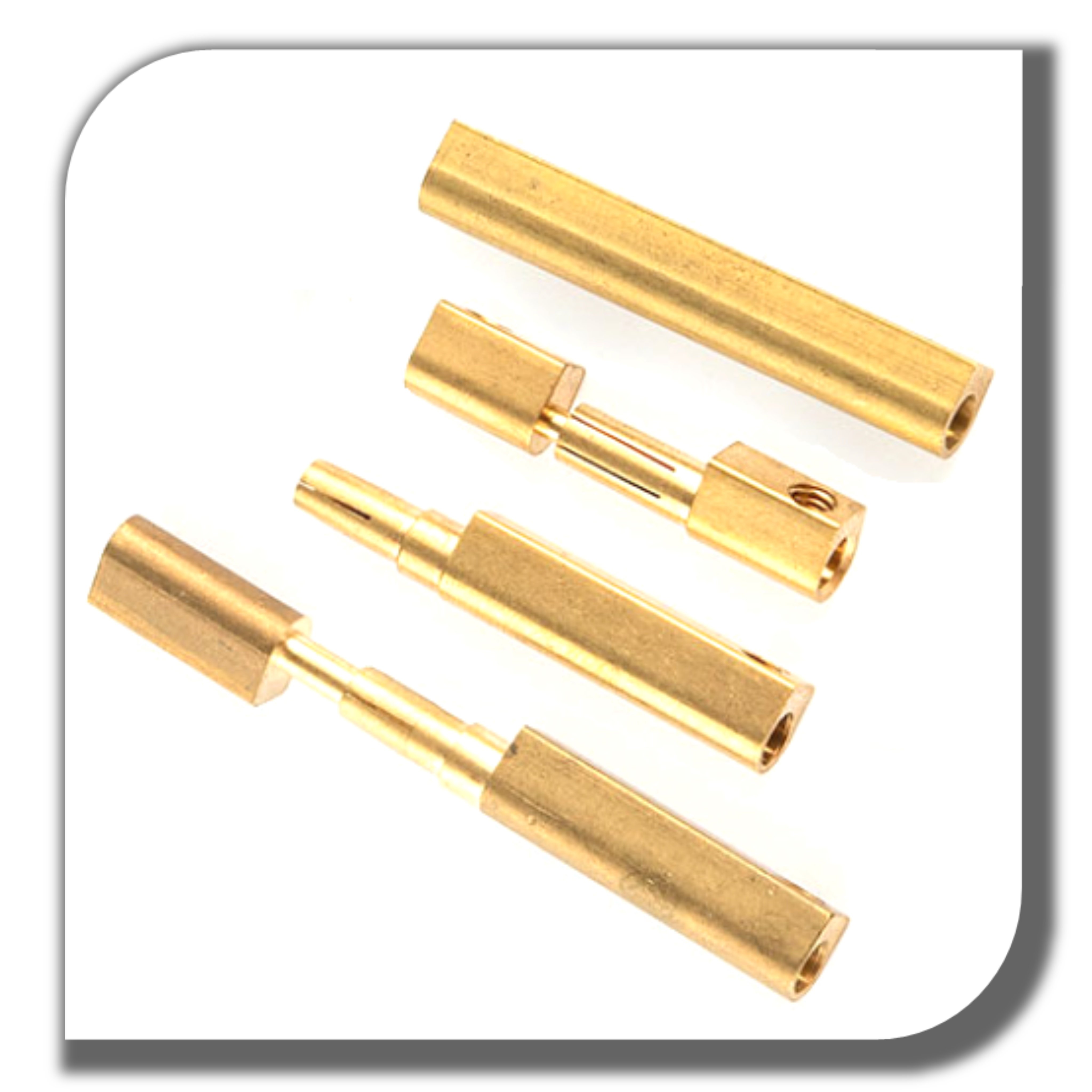 Brass contact pin electronic push pin gold connector pins for contactor