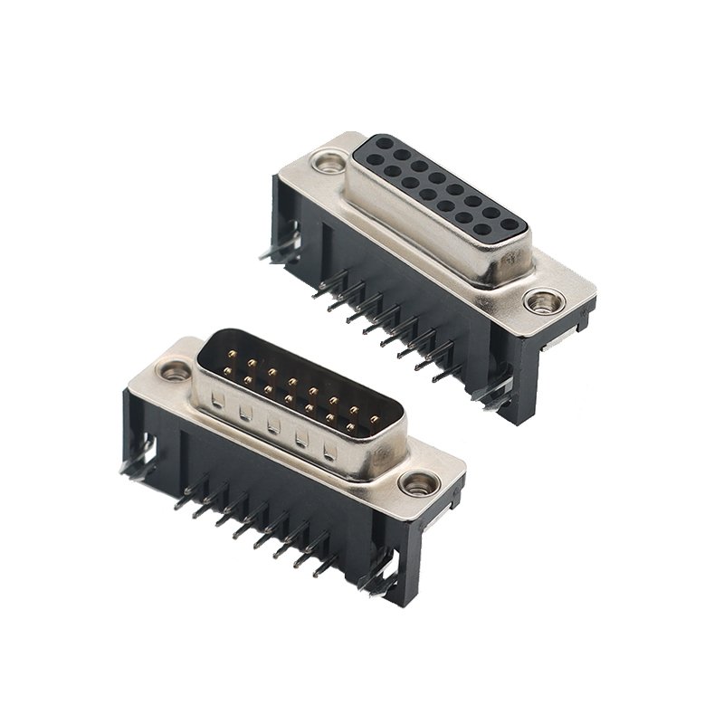 High Quality Through Hole PCB Mount dB15 25 37 2 Row VGA D-SUB Dsub Fe Connector