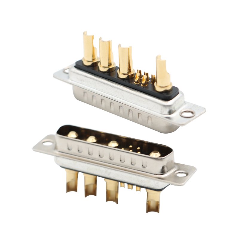 High Quality Through Hole PCB Mount dB15 25 37 2 Row VGA D-SUB Dsub Fe Connector
