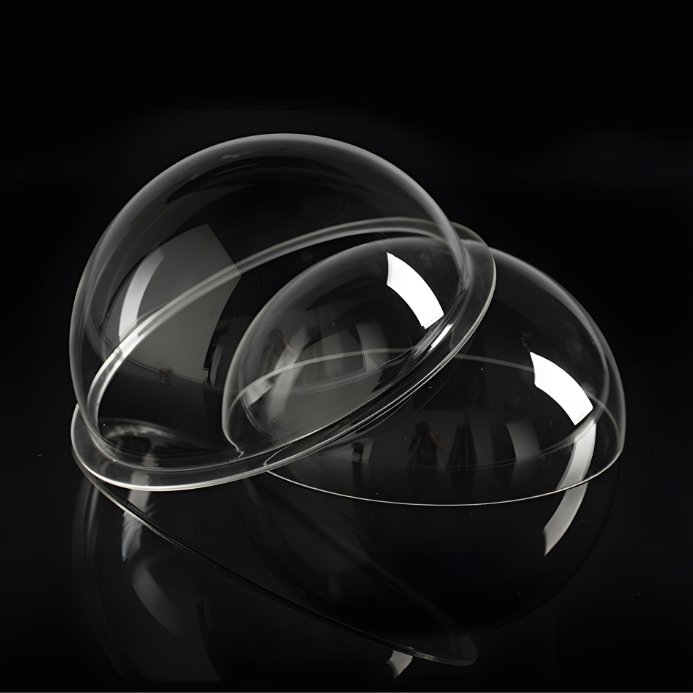 Factory Supply Optical Fused Silica Chemical Resistant Sapphire Glass Infrared Dome Lens Optical Glass Ball Cover