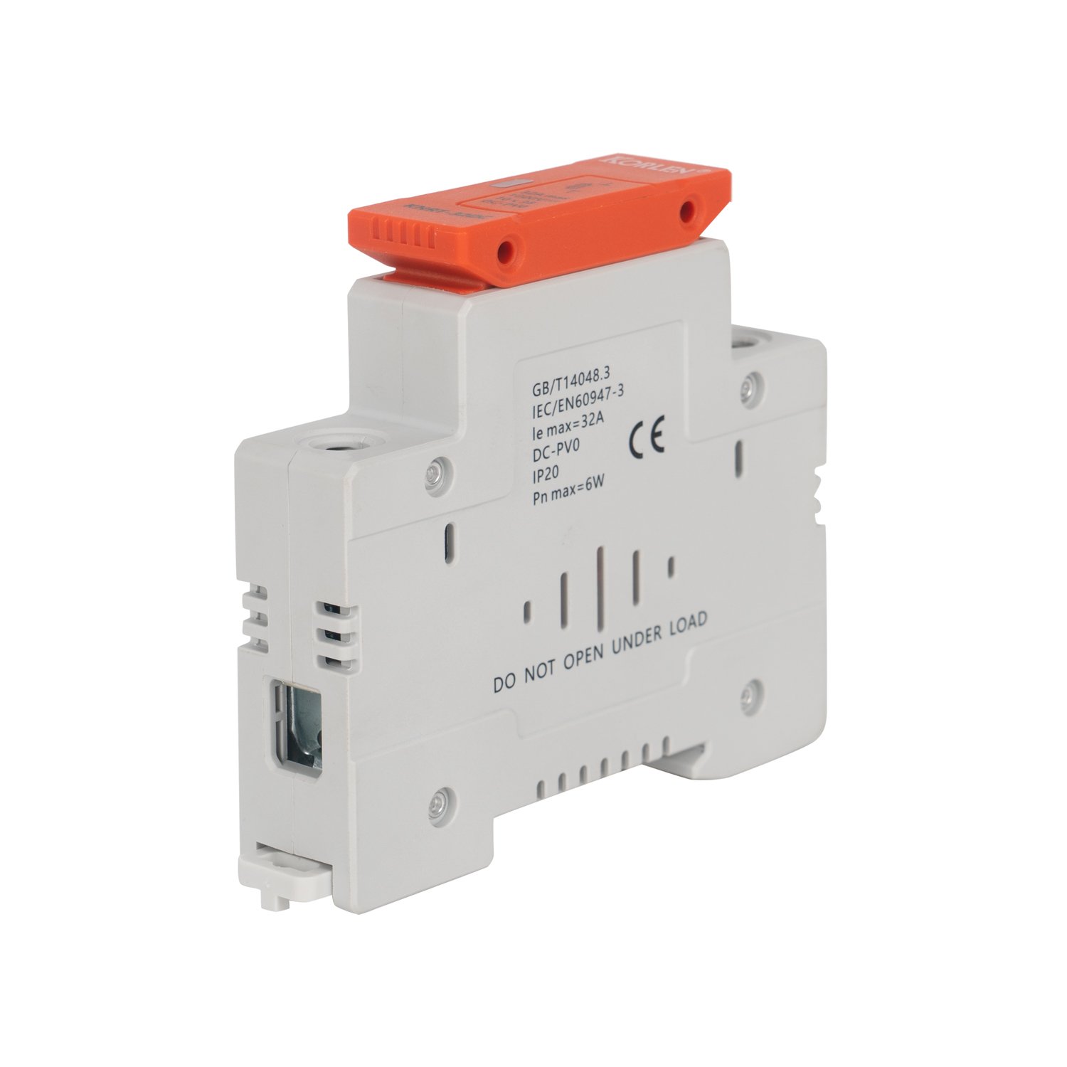 Korlen Customization Plastic Fuse Holder Indicator Solar Power System PV Usage with CE Certification DC Fuse Base 32A Max 1000V