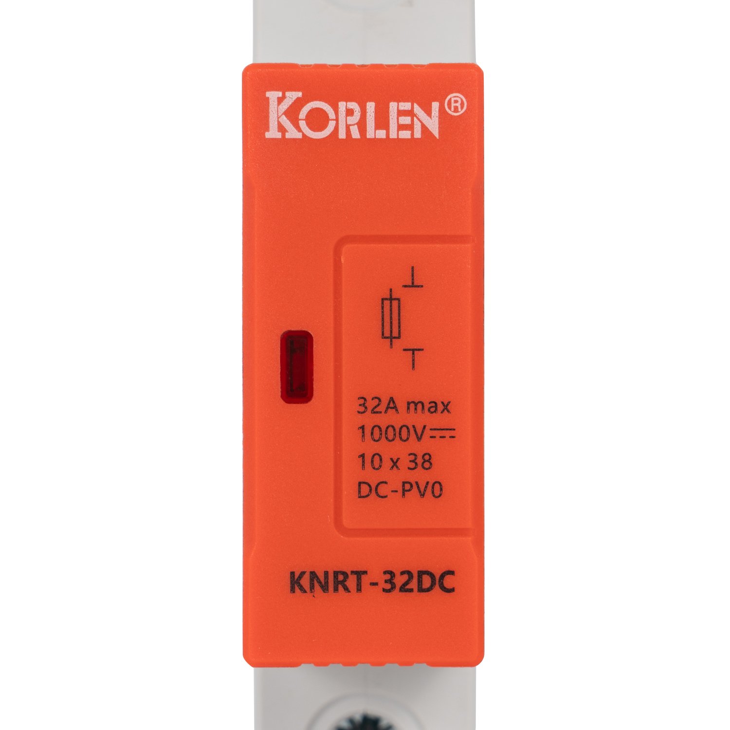 Korlen Customization Plastic Fuse Holder Indicator Solar Power System PV Usage with CE Certification DC Fuse Base 32A Max 1000V