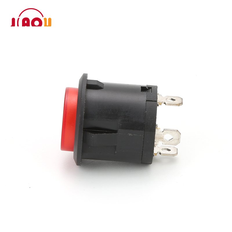JIAOU DS-22B 26mm 3Pin push button momentary switch flush mount