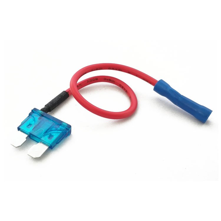 add a circuit fuse holder with ATC car fuse