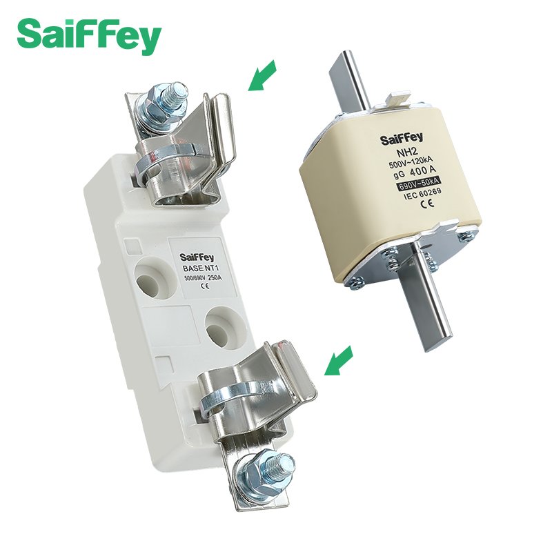 nh2 gG semiconductor fuse link hrc 400a ceramic fuse link ac500/690v low voltage electronic fuse