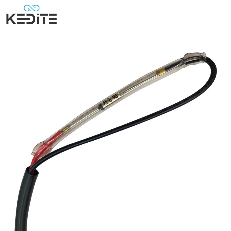 77°C 250V Thermal Fuses Refrigerator Defrost Temperature Sensors Electronic Components