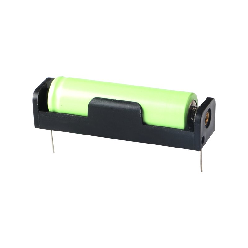 JIAOU High Quality Single 1.5V AA Battery Holder Case With pin