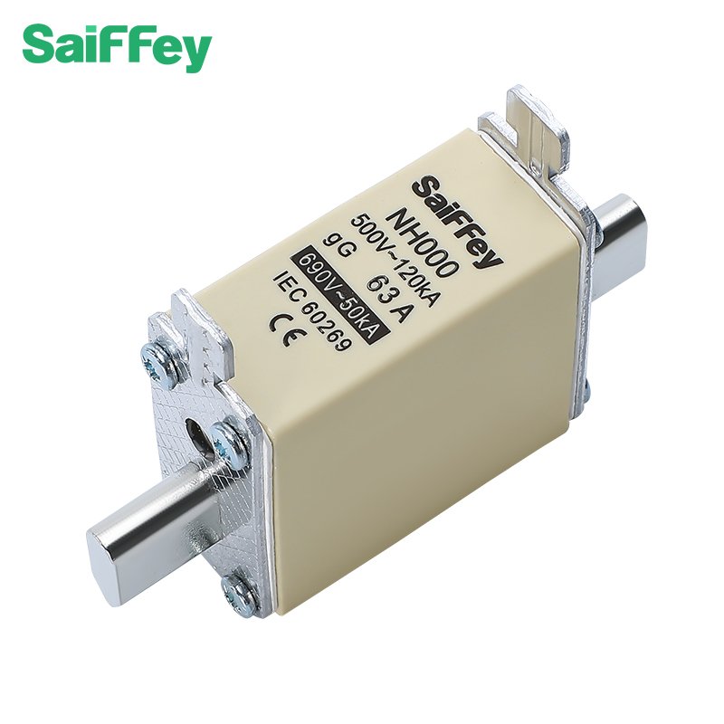 RT16-000 63A SINGLE INDICATOR FUSE LINK FOR ELECTRONIC COMPONENTS 200A HIGH CAPACITY CERAMIC FUSE