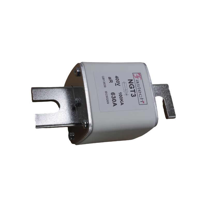 China High speed square body fuse 400V NGT3 630A car fuse links thermal power fuse baile electric