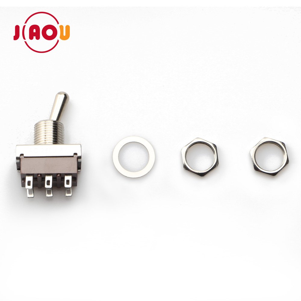 JIAOU YUEQING DPDT KN32 6 pins 12MM toggle switch