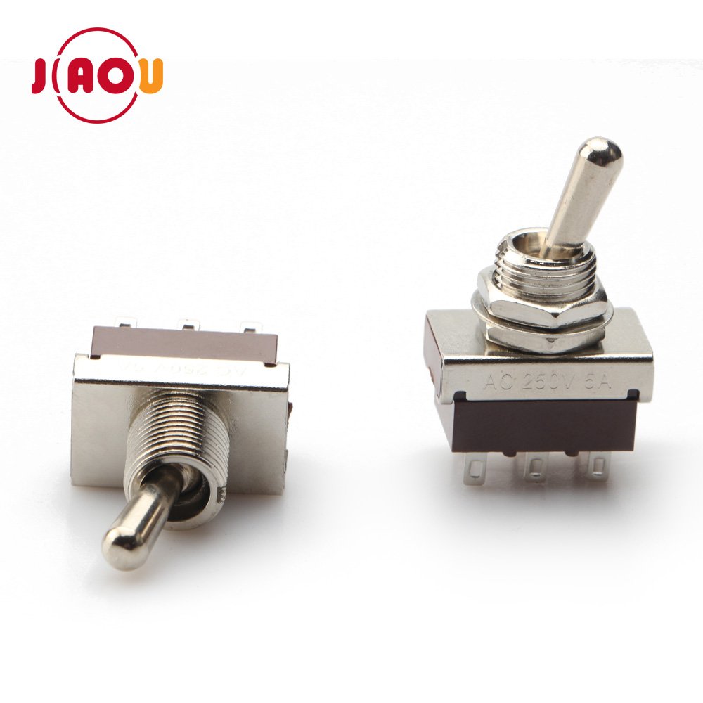JIAOU YUEQING DPDT KN32 6 pins 12MM toggle switch