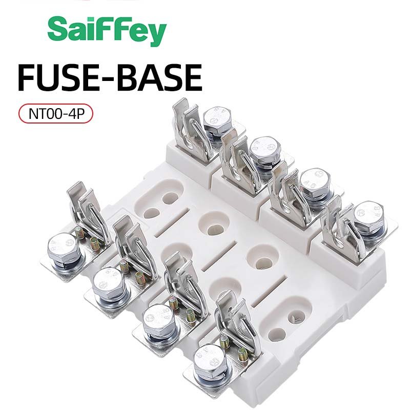 NT00-4P Resin Electronic Fuse Holder for Knife Fuse NT AC690V Low Voltage Fuse Base CE