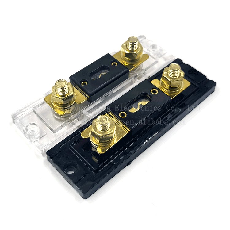 ANL Fuse 30-500A ANL fuse Gold plated,Nickel plated are available Panel mounted automotive fuse holder