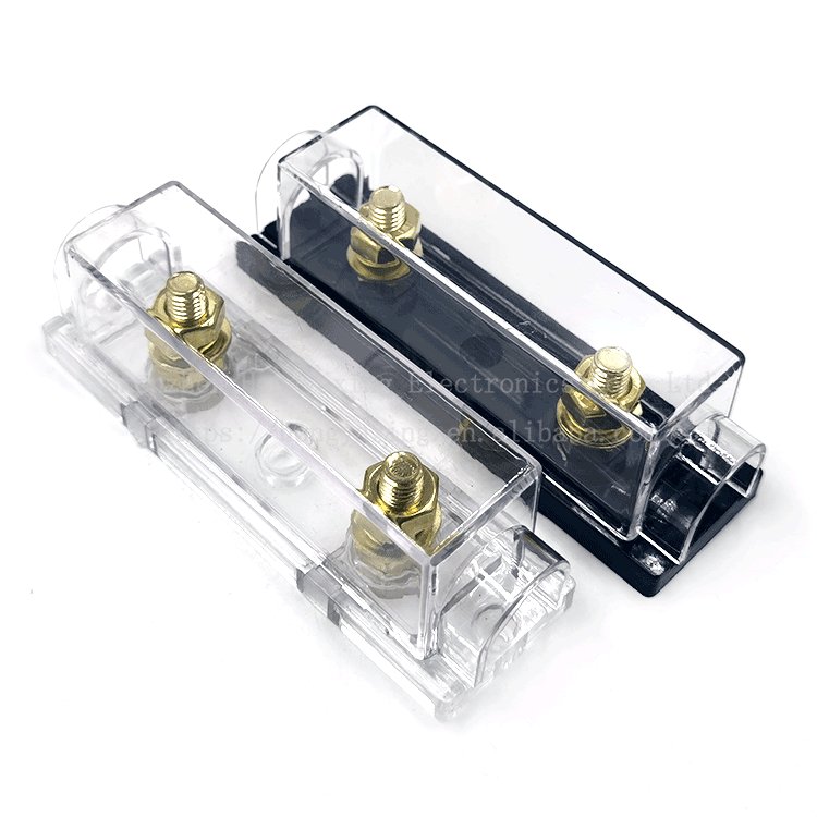 ANL Fuse 30-500A ANL fuse Gold plated,Nickel plated are available Panel mounted automotive fuse holder