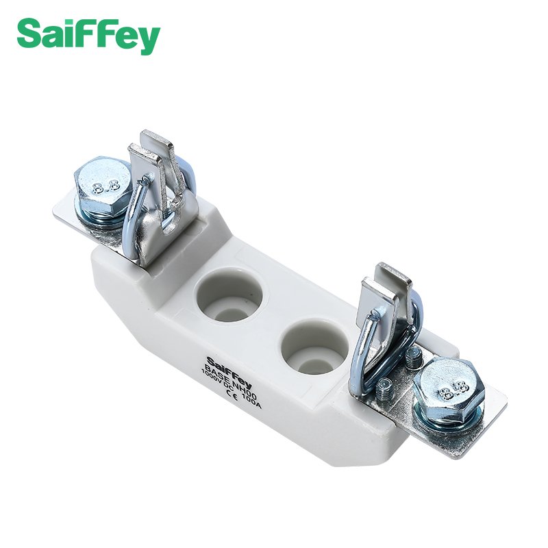 SAIFFEY NH00C FUSE BASE FOR CERAMIC FUSE LINK LOW VOLTAGE RESIN MATERIAL FUSE HOLDER 500V