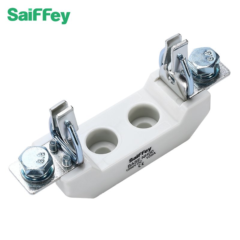 SAIFFEY NH00C FUSE BASE FOR CERAMIC FUSE LINK LOW VOLTAGE RESIN MATERIAL FUSE HOLDER 500V