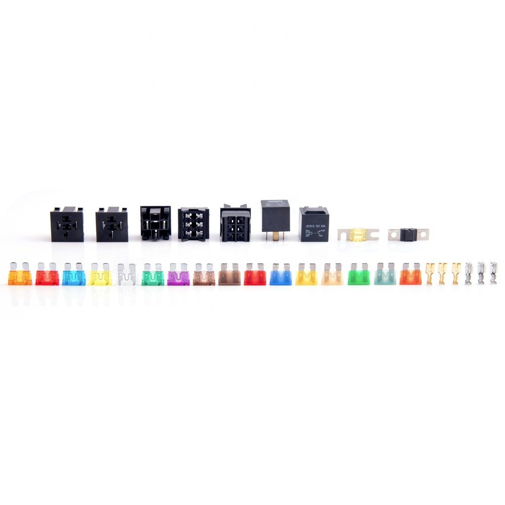 Plug Fuse Holder with Relay Terminal Multi-way Automobile Fuse Box