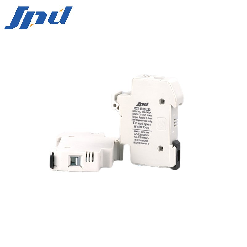 Jinli 10*38 DC Solar Energy PV Solar Fuse Base and 1000V Fuse 15A 20A 25A 30A 32A