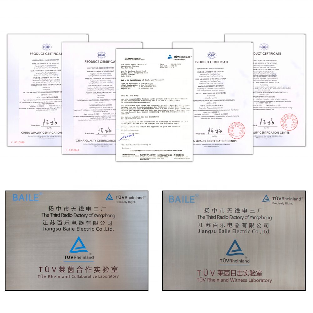 Baile RY229 229c degree celsius TF temperature thermal protector cutoff fuse