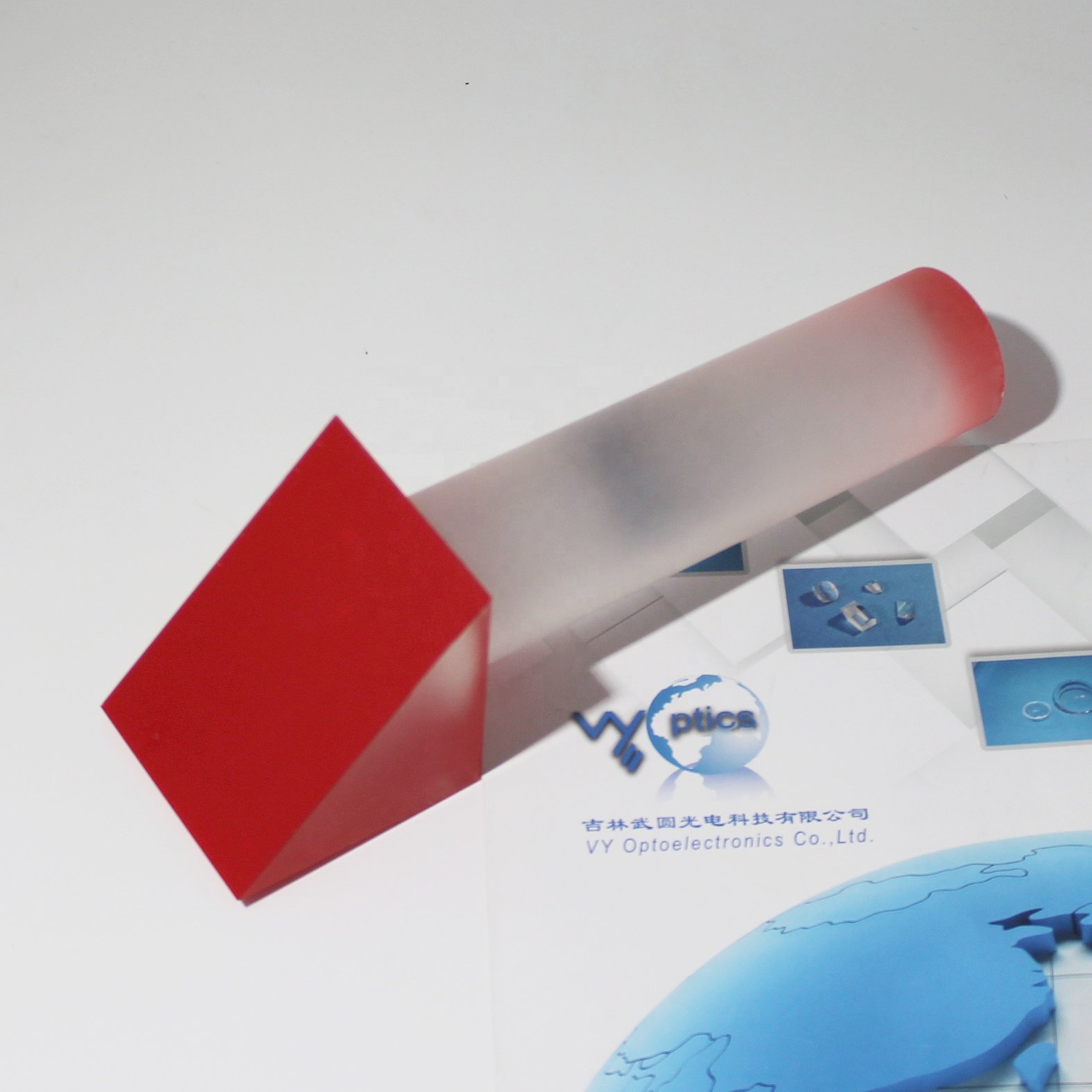 VY Optics Custom High Precision Optical Use Fused Silica Glued Prism And Rod Lens
