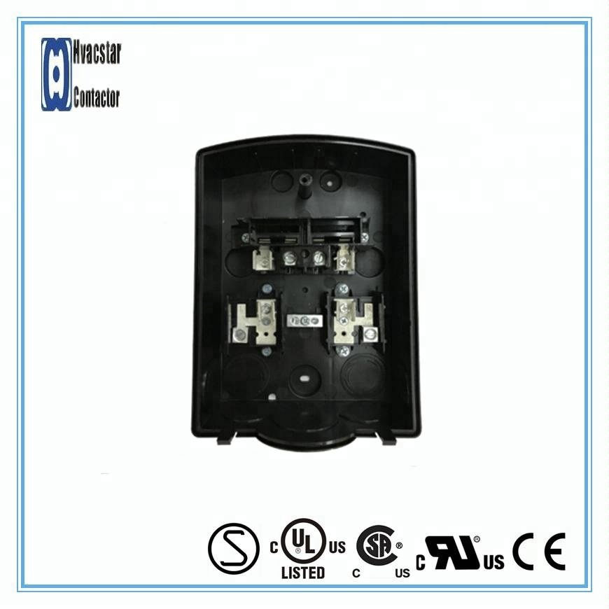 PCDS-60A Fused AC Disconnect Switch Plastic Electronic Components Pullout Enclosure Box