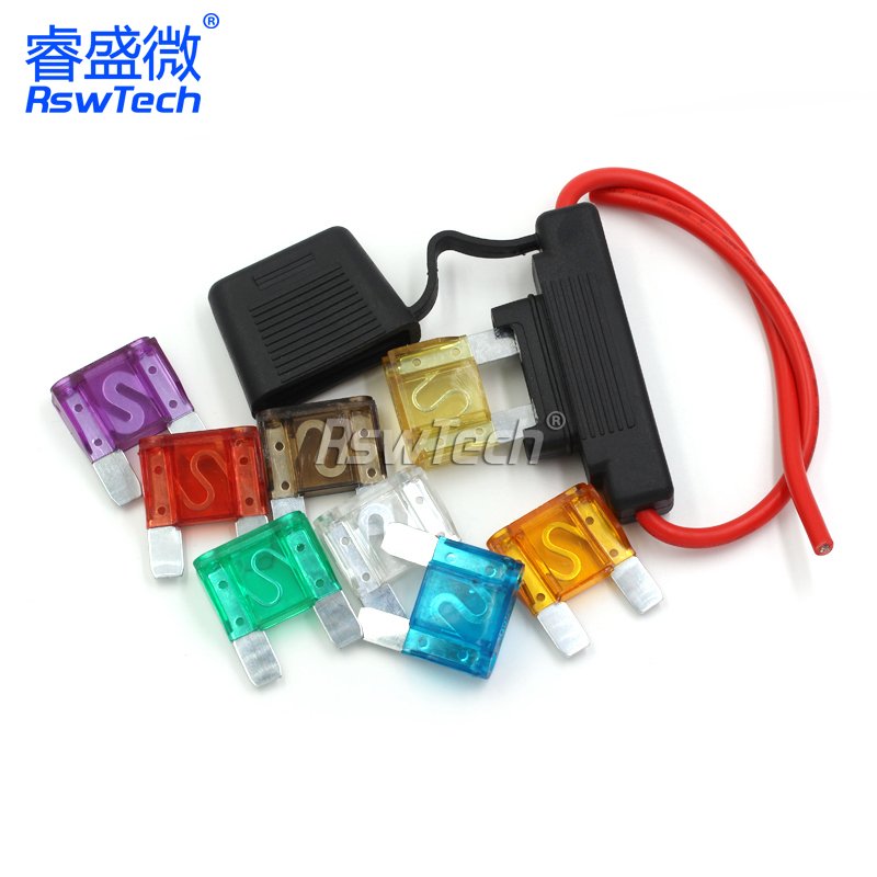 Large insert type 20A30A40A/50A/60A/70A/80A/100A truck car fuse 100pcs vw fuse automotive 16a fs 10 fuse for car