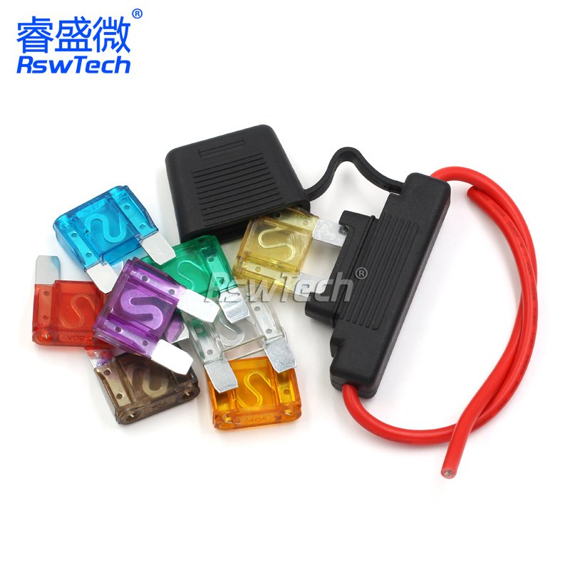 Large insert type 20A30A40A/50A/60A/70A/80A/100A truck car fuse 100pcs vw fuse automotive 16a fs 10 fuse for car